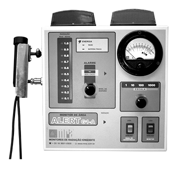 Monitor de radiaÃ§Ã£o fixo sistema de parede MRA Alert G1-A